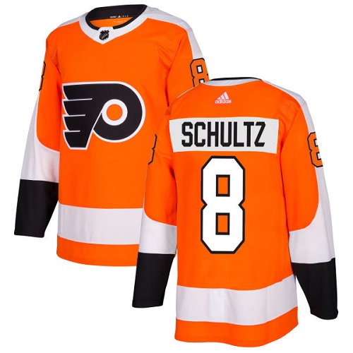 Adidas Men Philadelphia Flyers #8 Dave Schultz Orange Home Authentic Stitched NHL Jersey->philadelphia flyers->NHL Jersey